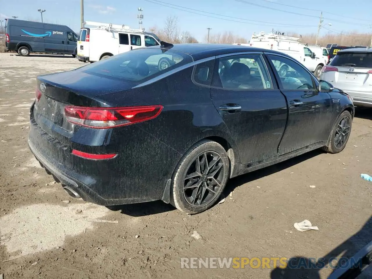 3 fotografías del automóvil dañado 5XXGT4L30LG450172 KIA OPTIMA 2020