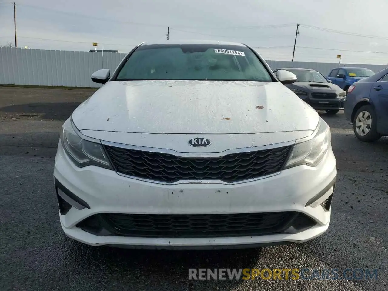 5 fotografías del automóvil dañado 5XXGT4L31LG382934 KIA OPTIMA 2020