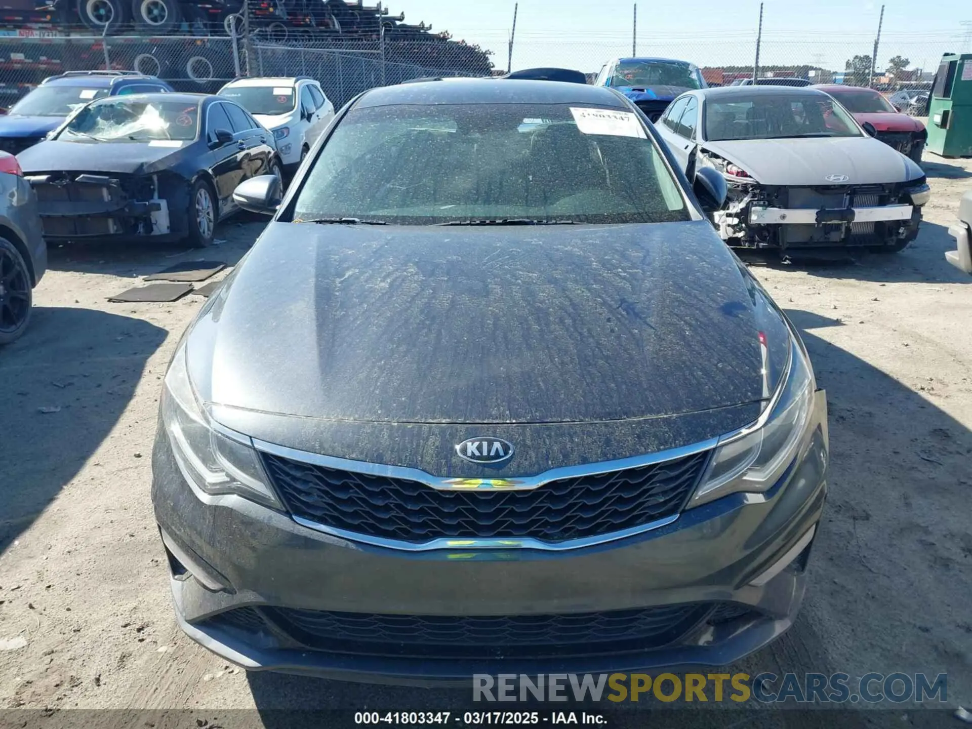 12 fotografías del automóvil dañado 5XXGT4L31LG385283 KIA OPTIMA 2020