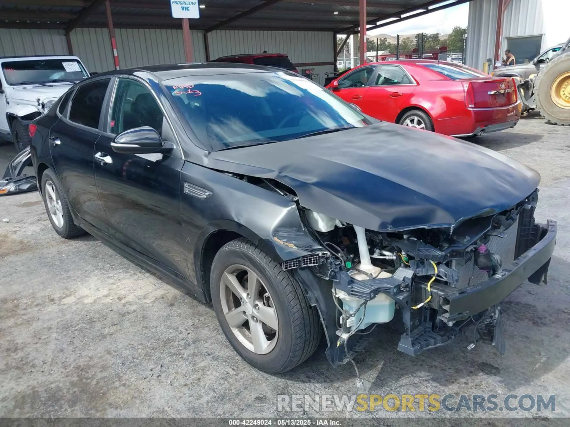 1 fotografías del automóvil dañado 5XXGT4L31LG391343 KIA OPTIMA 2020