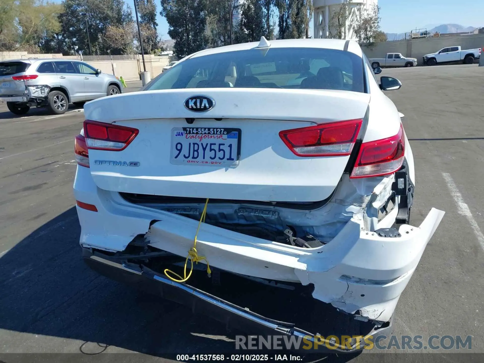 16 fotografías del automóvil dañado 5XXGT4L31LG404625 KIA OPTIMA 2020