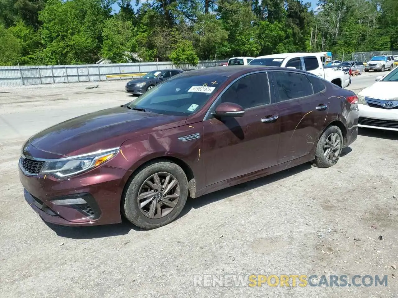 1 fotografías del automóvil dañado 5XXGT4L31LG426642 KIA OPTIMA 2020