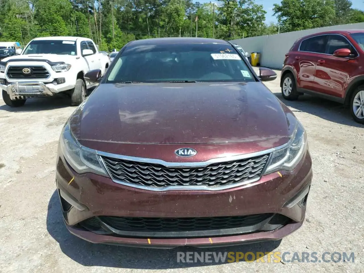 5 fotografías del automóvil dañado 5XXGT4L31LG426642 KIA OPTIMA 2020