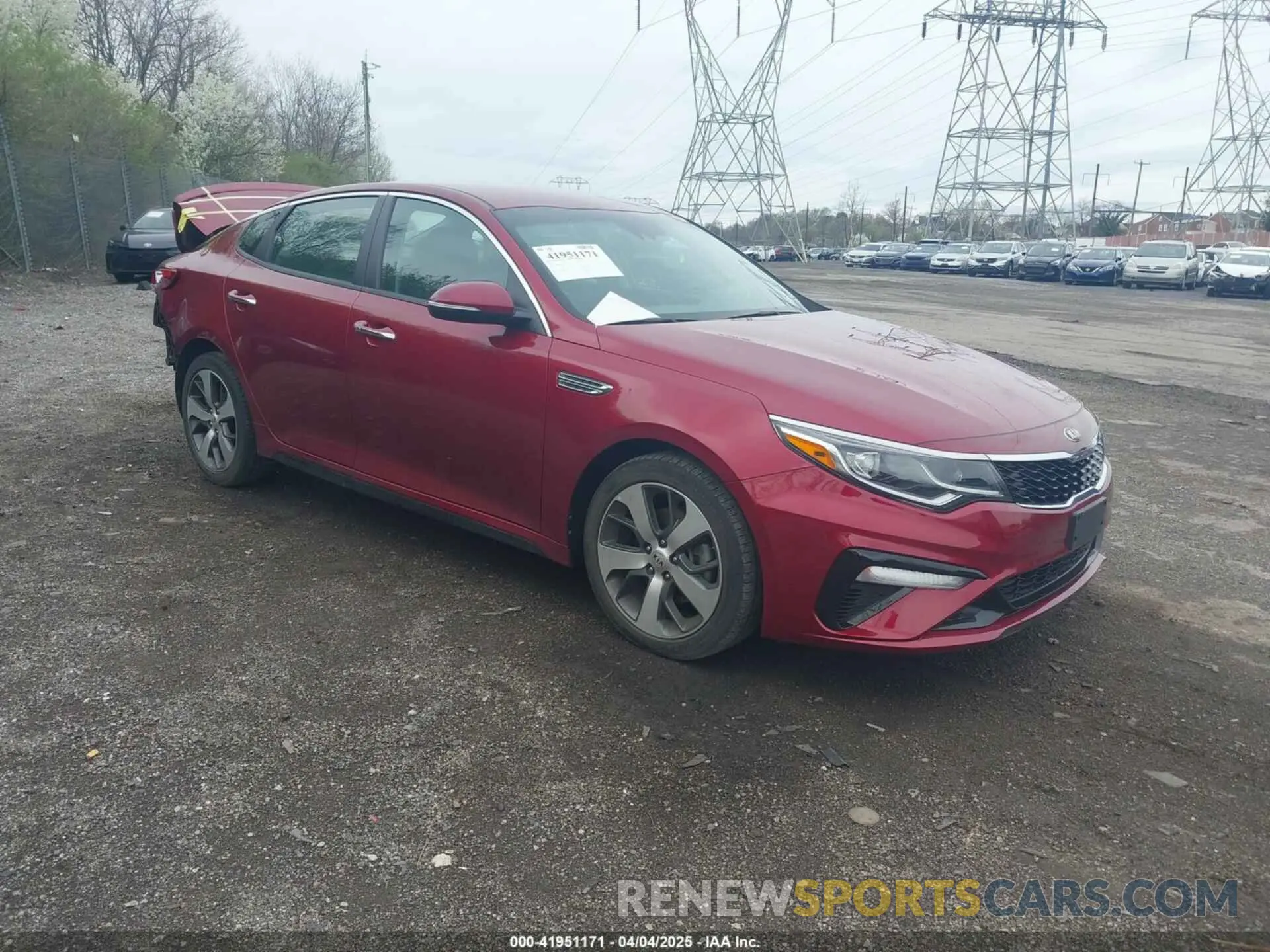 1 fotografías del automóvil dañado 5XXGT4L31LG450083 KIA OPTIMA 2020