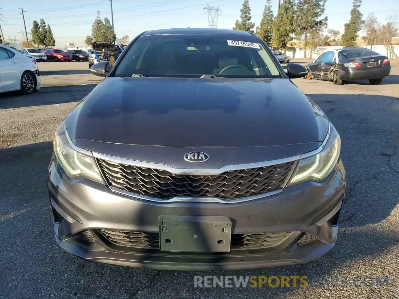 5 fotografías del automóvil dañado 5XXGT4L32LG388208 KIA OPTIMA 2020