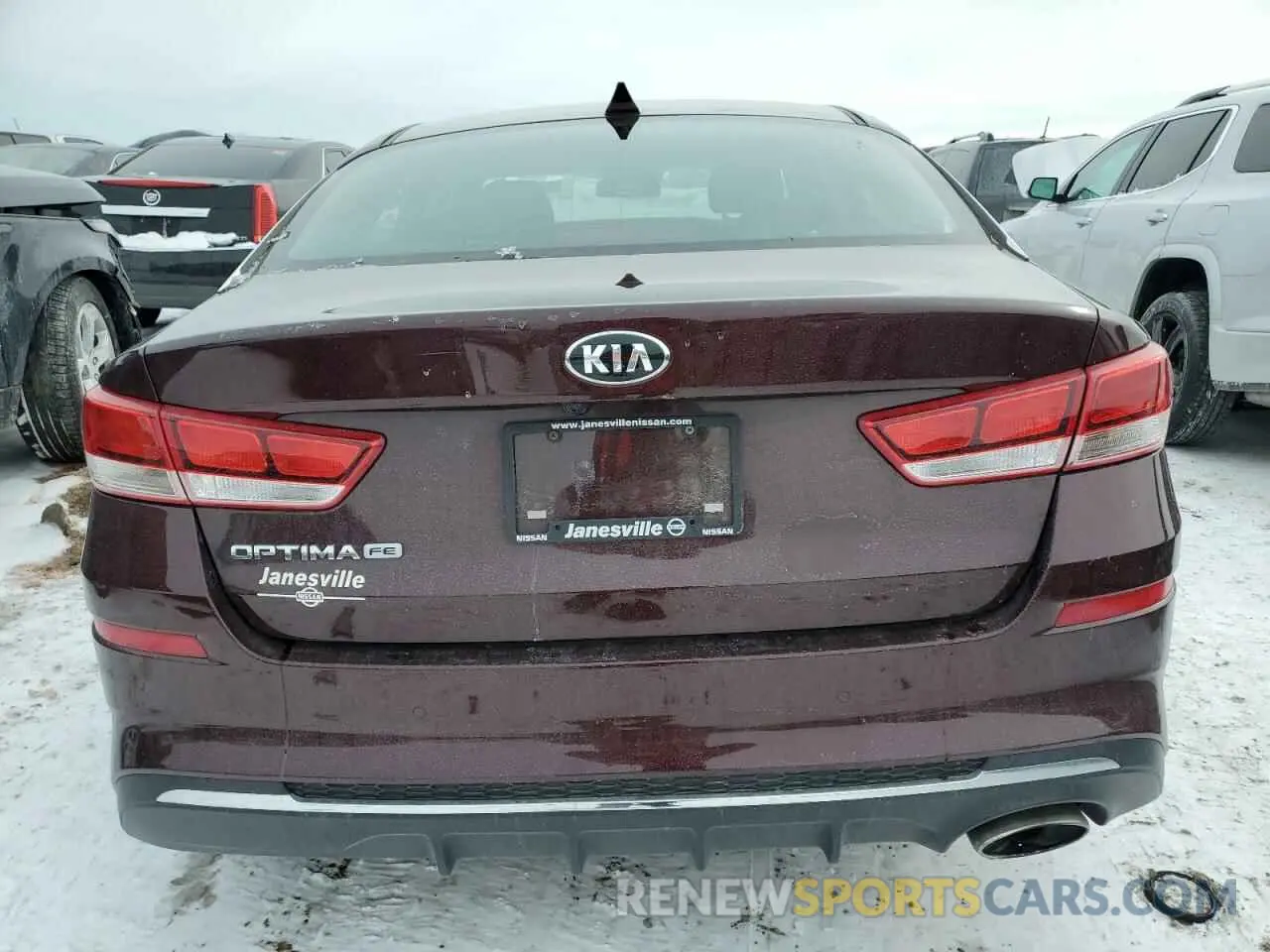 6 fotografías del automóvil dañado 5XXGT4L32LG406495 KIA OPTIMA 2020