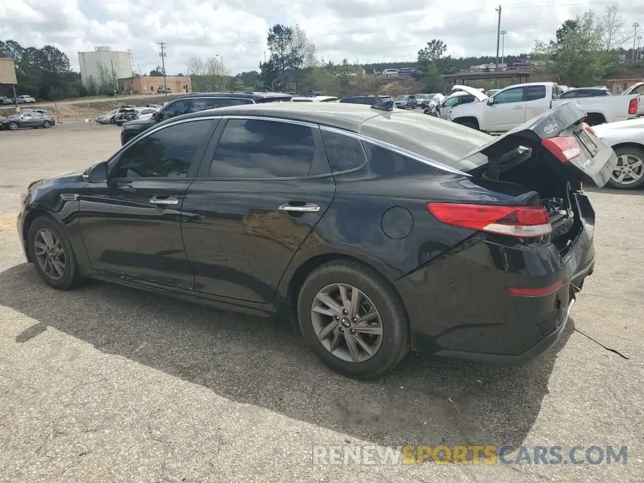2 fotografías del automóvil dañado 5XXGT4L32LG420977 KIA OPTIMA 2020