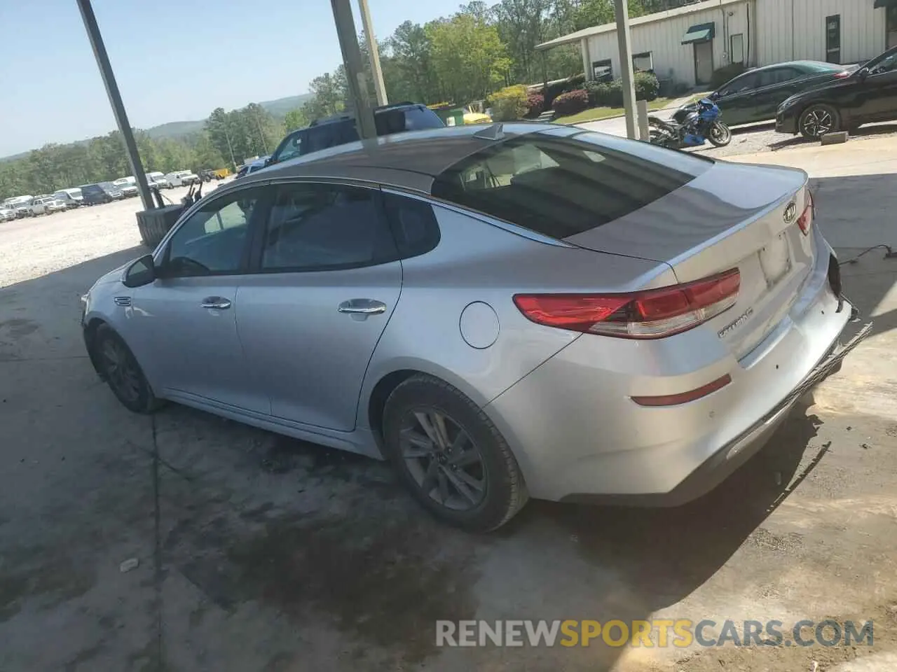 2 fotografías del automóvil dañado 5XXGT4L32LG425726 KIA OPTIMA 2020