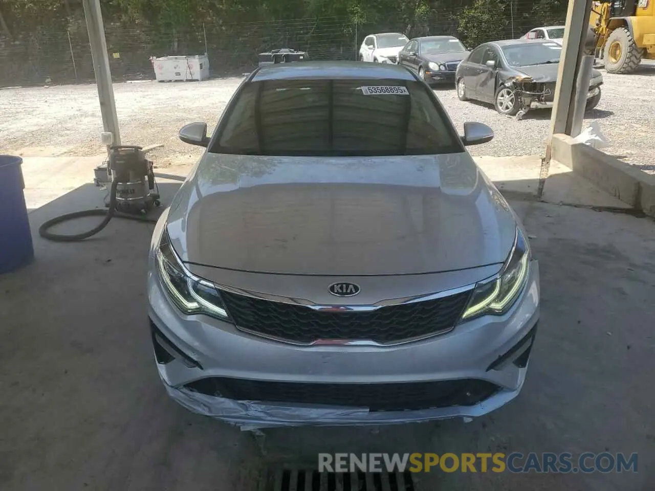 5 fotografías del automóvil dañado 5XXGT4L32LG425726 KIA OPTIMA 2020