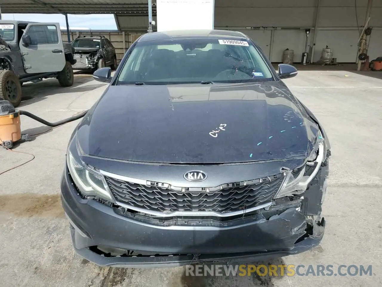 5 fotografías del automóvil dañado 5XXGT4L32LG427153 KIA OPTIMA 2020
