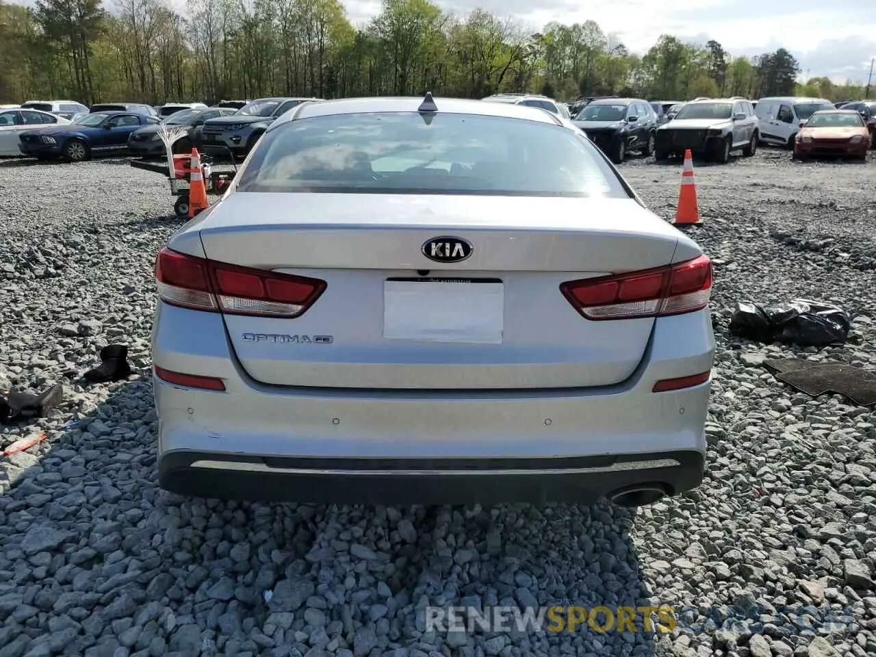 6 fotografías del automóvil dañado 5XXGT4L32LG449427 KIA OPTIMA 2020