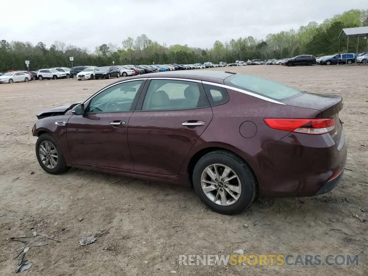 2 fotografías del automóvil dañado 5XXGT4L33GG042495 KIA OPTIMA 2020
