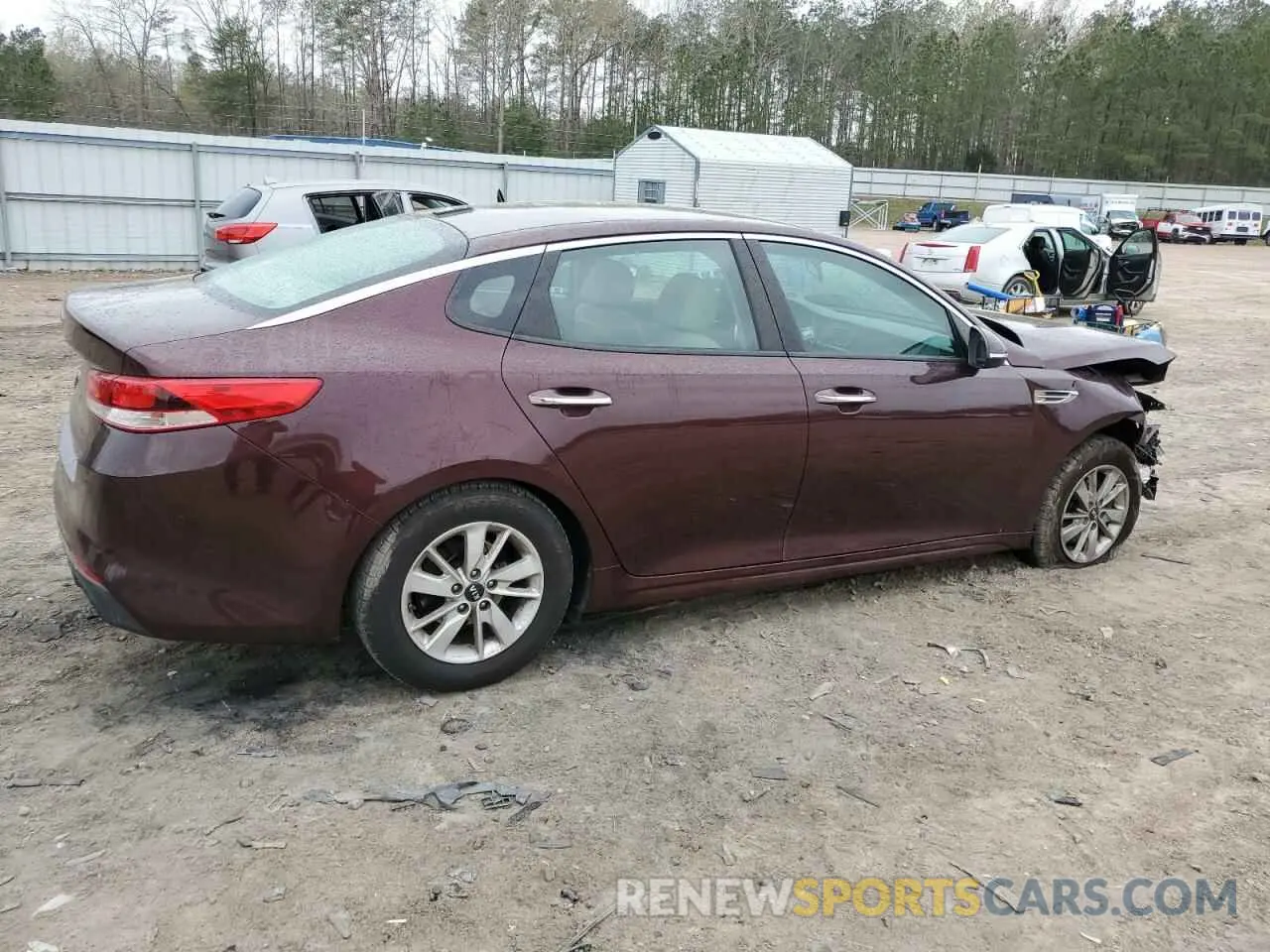 3 fotografías del automóvil dañado 5XXGT4L33GG042495 KIA OPTIMA 2020