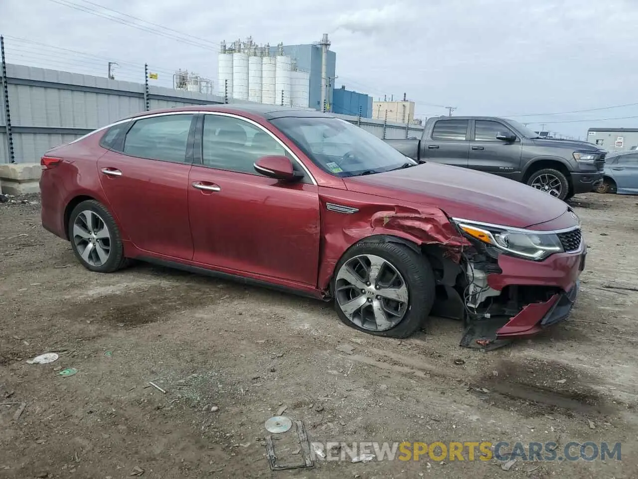4 fotografías del automóvil dañado 5XXGT4L33LG409583 KIA OPTIMA 2020