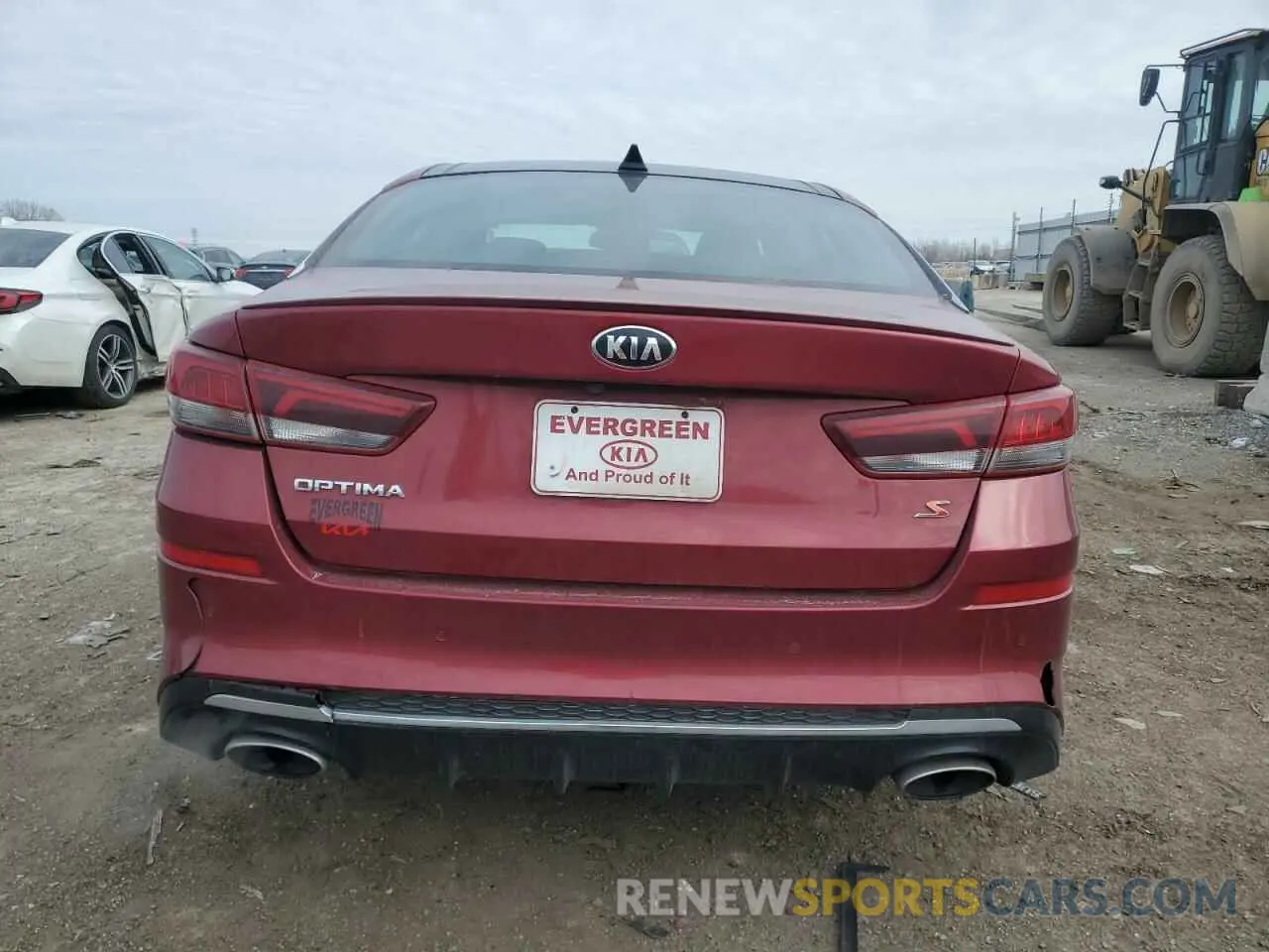 6 fotografías del automóvil dañado 5XXGT4L33LG409583 KIA OPTIMA 2020