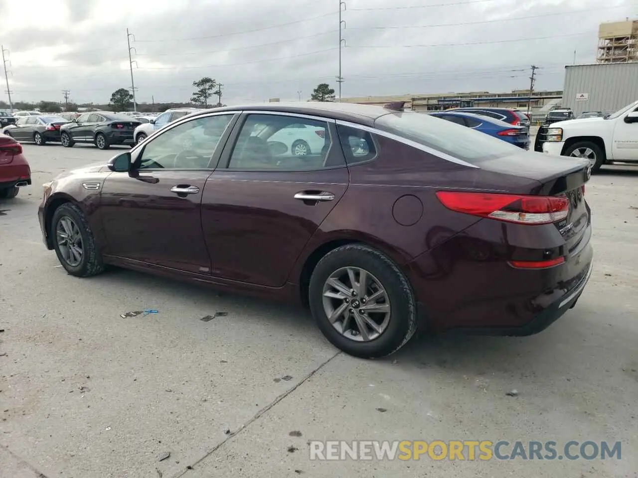 2 fotografías del automóvil dañado 5XXGT4L33LG447041 KIA OPTIMA 2020