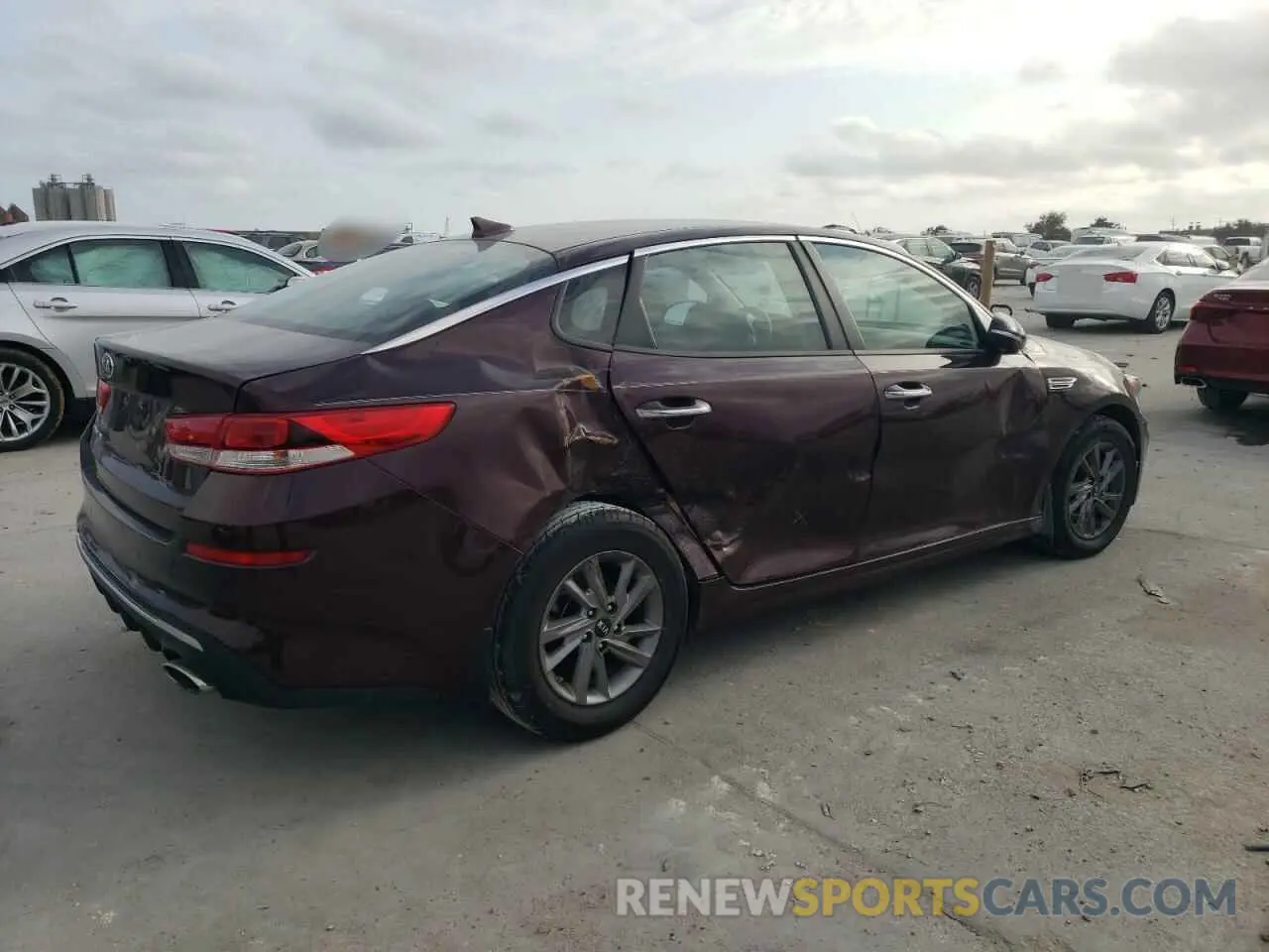 3 fotografías del automóvil dañado 5XXGT4L33LG447041 KIA OPTIMA 2020