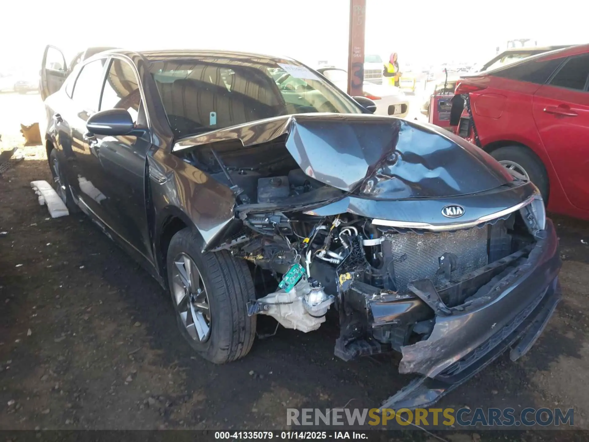 1 fotografías del automóvil dañado 5XXGT4L34LG410127 KIA OPTIMA 2020