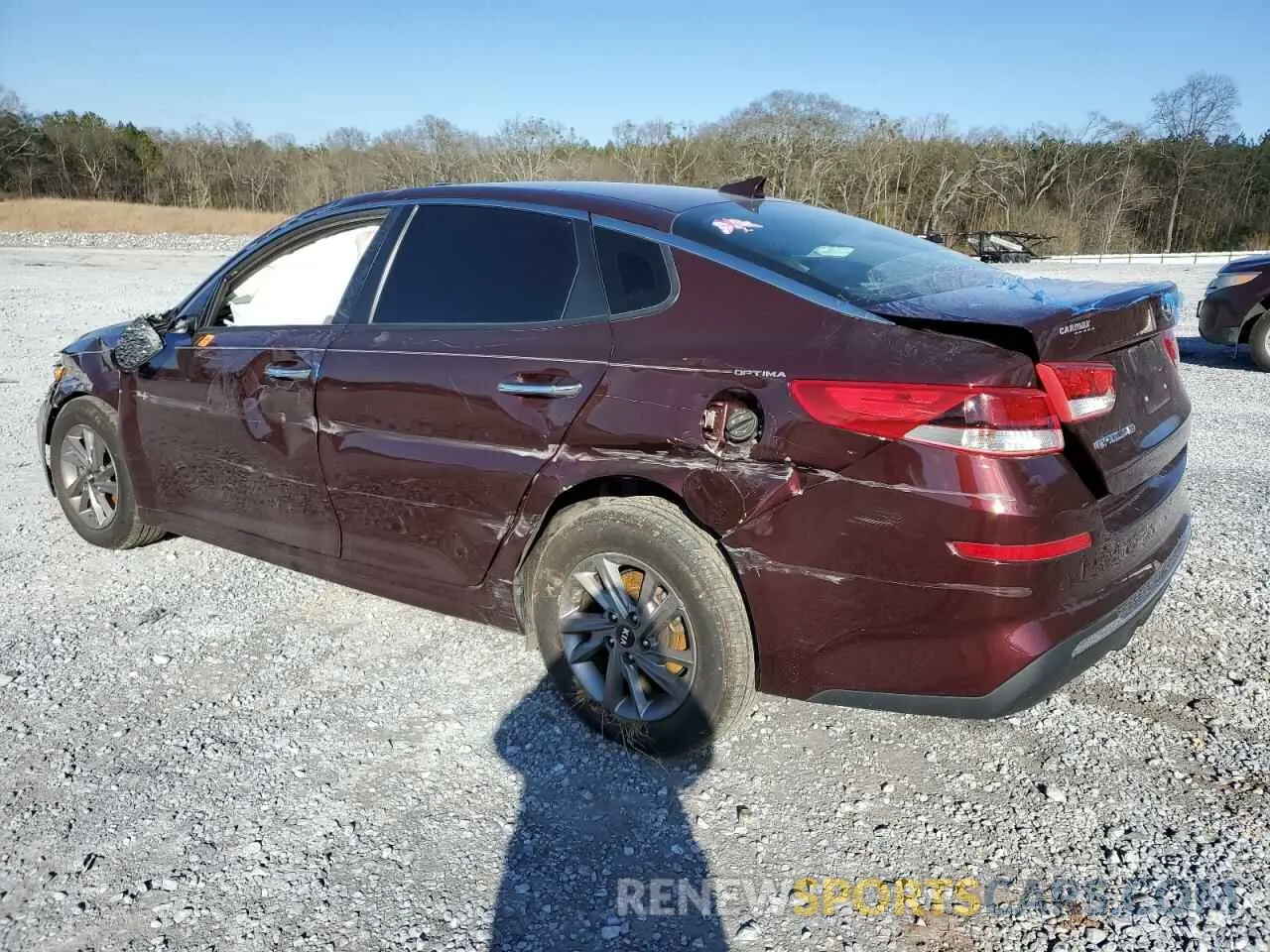 2 fotografías del automóvil dañado 5XXGT4L34LG422388 KIA OPTIMA 2020