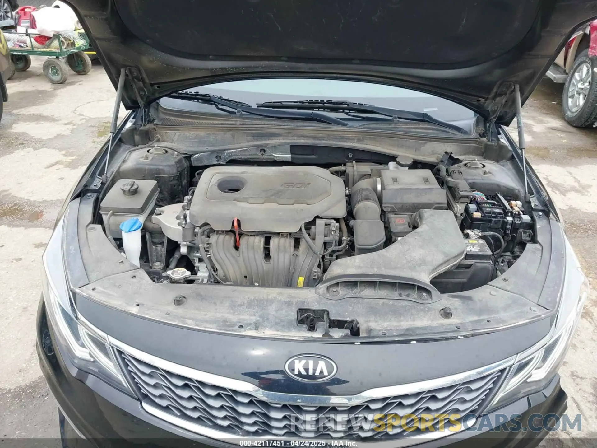 10 fotografías del automóvil dañado 5XXGT4L34LG427476 KIA OPTIMA 2020