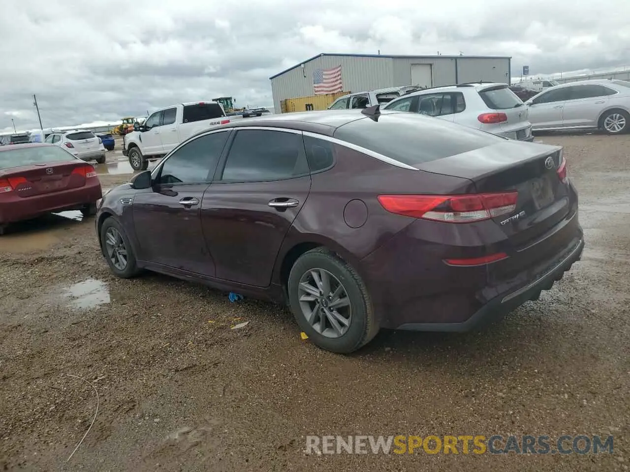 2 fotografías del automóvil dañado 5XXGT4L34LG429132 KIA OPTIMA 2020