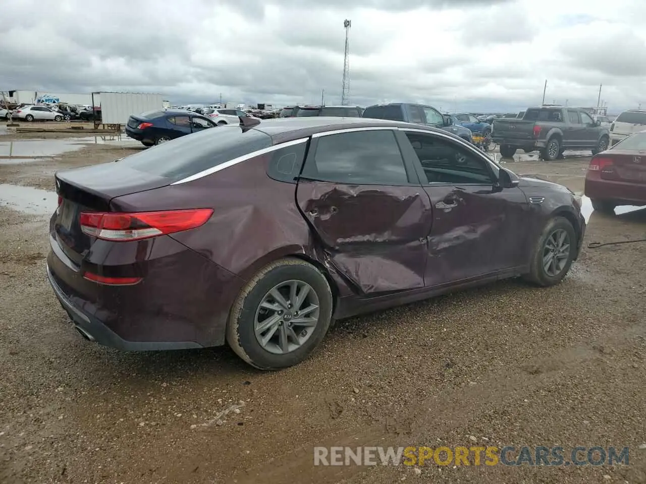 3 fotografías del automóvil dañado 5XXGT4L34LG429132 KIA OPTIMA 2020
