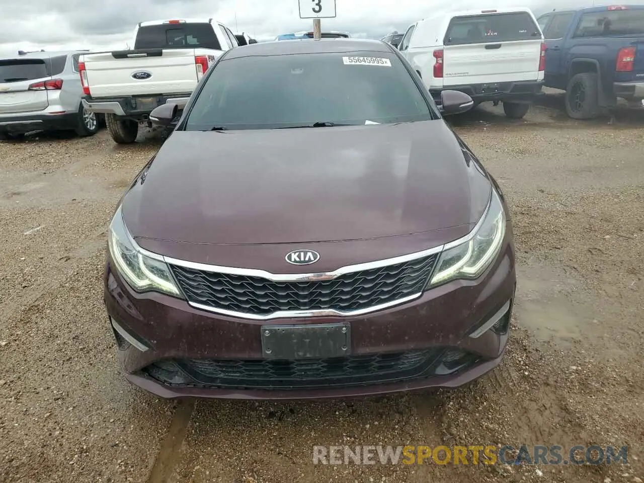 5 fotografías del automóvil dañado 5XXGT4L34LG429132 KIA OPTIMA 2020