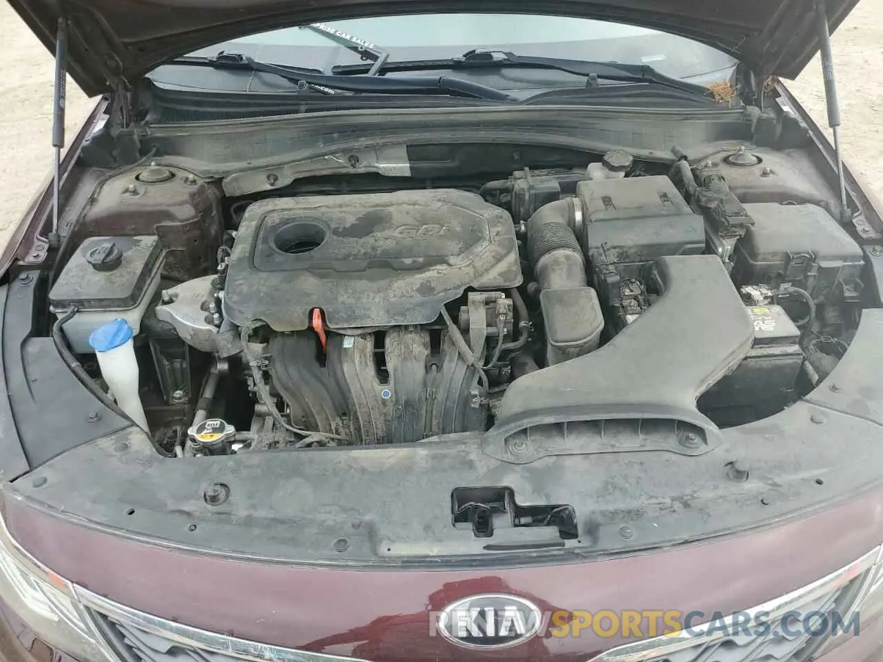 11 fotografías del automóvil dañado 5XXGT4L34LG436761 KIA OPTIMA 2020