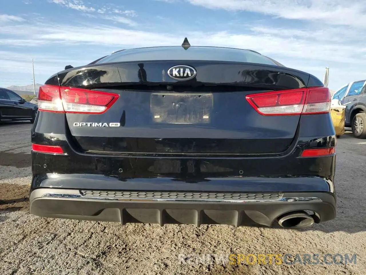 6 fotografías del automóvil dañado 5XXGT4L34LG444147 KIA OPTIMA 2020