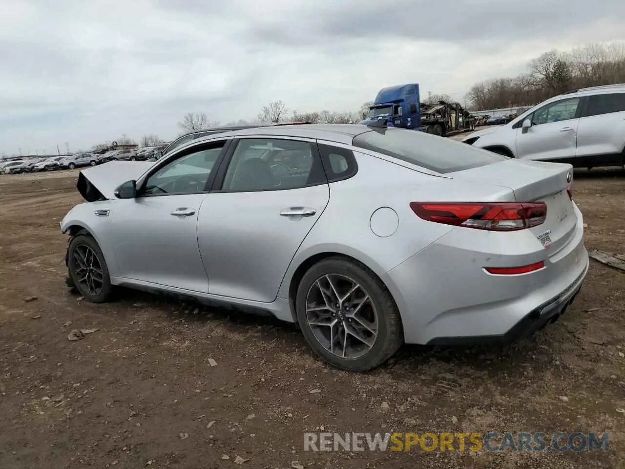 2 fotografías del automóvil dañado 5XXGT4L34LG449512 KIA OPTIMA 2020