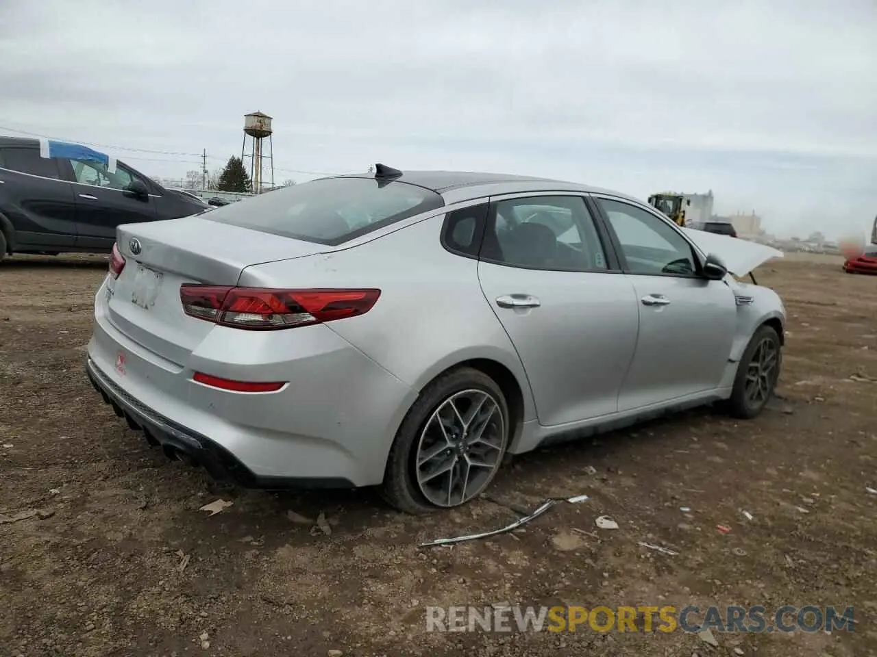 3 fotografías del automóvil dañado 5XXGT4L34LG449512 KIA OPTIMA 2020
