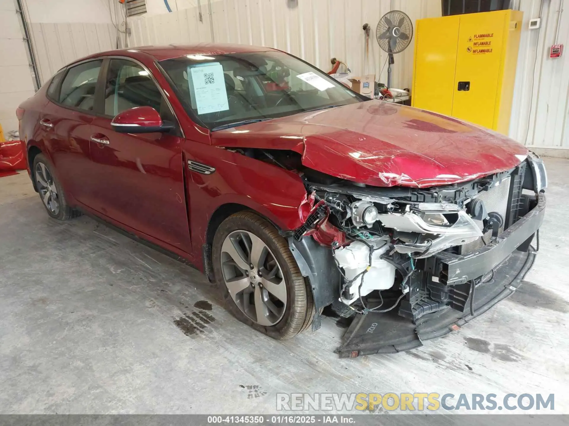 1 fotografías del automóvil dañado 5XXGT4L35LG397372 KIA OPTIMA 2020