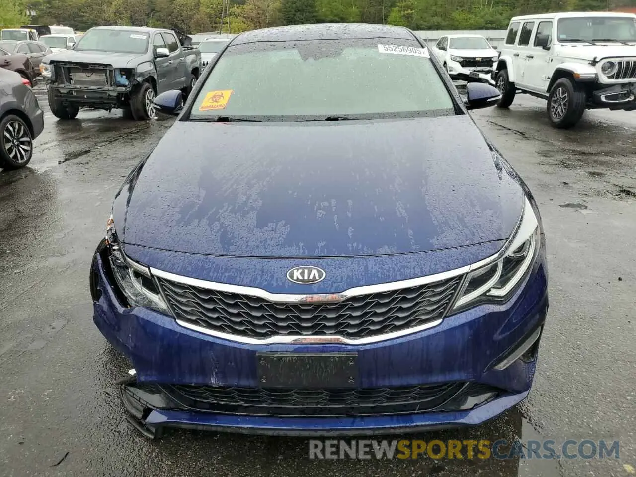 5 fotografías del automóvil dañado 5XXGT4L35LG406748 KIA OPTIMA 2020