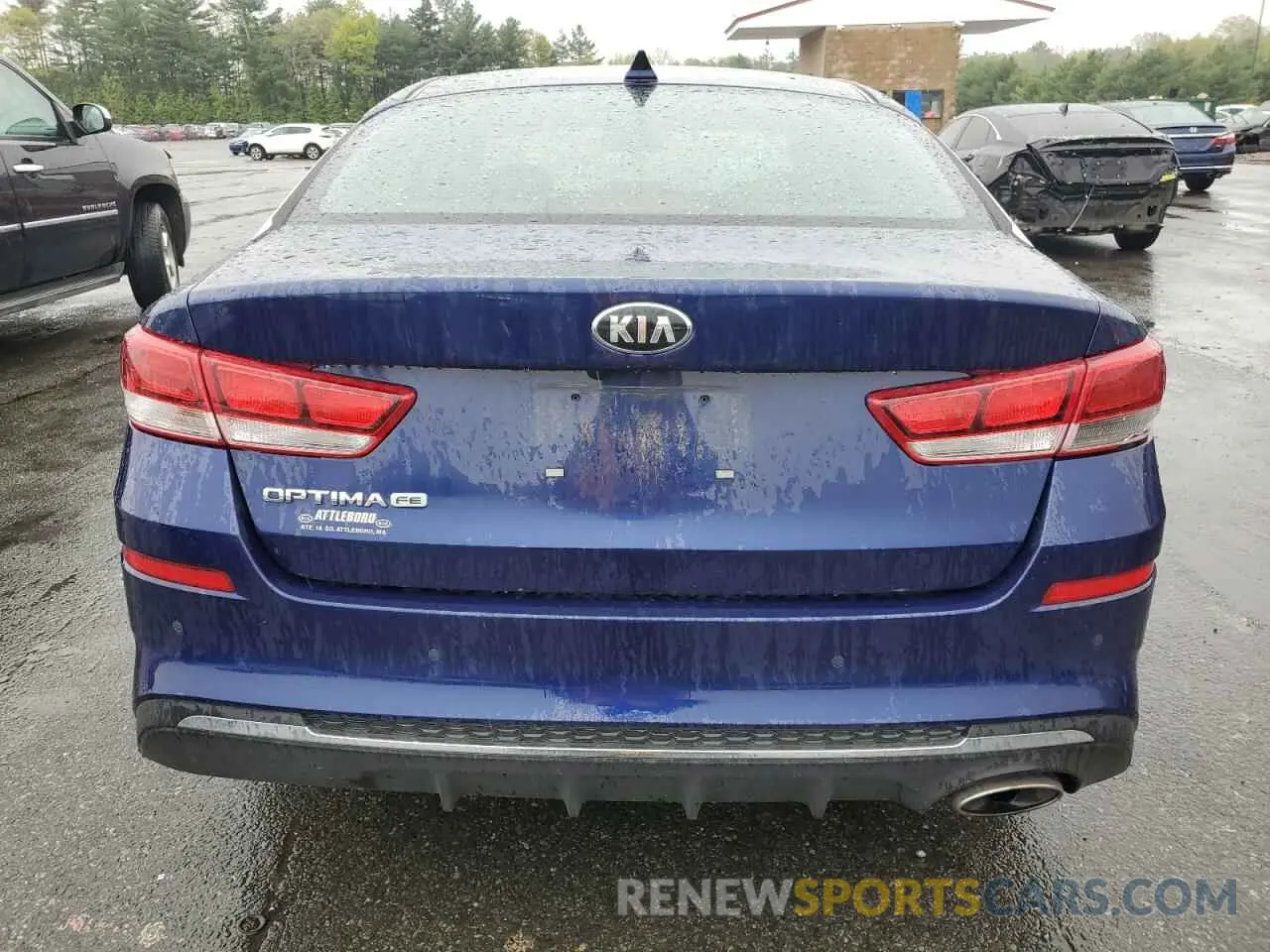 6 fotografías del automóvil dañado 5XXGT4L35LG406748 KIA OPTIMA 2020