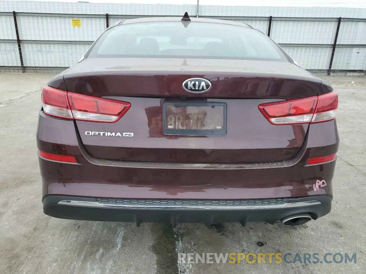 6 fotografías del automóvil dañado 5XXGT4L35LG422478 KIA OPTIMA 2020