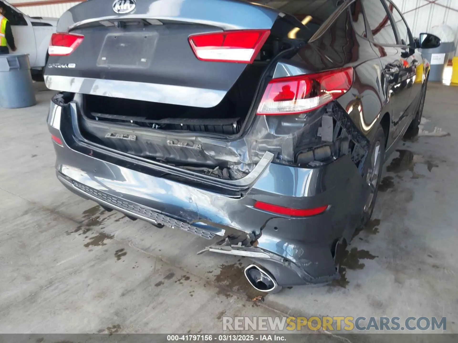 6 fotografías del automóvil dañado 5XXGT4L35LG450412 KIA OPTIMA 2020