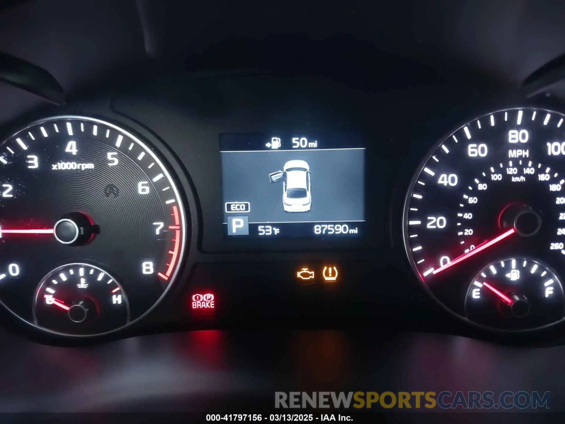 7 fotografías del automóvil dañado 5XXGT4L35LG450412 KIA OPTIMA 2020
