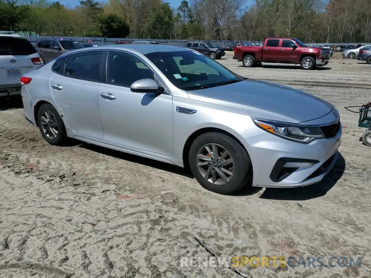 4 fotografías del automóvil dañado 5XXGT4L36LG381441 KIA OPTIMA 2020