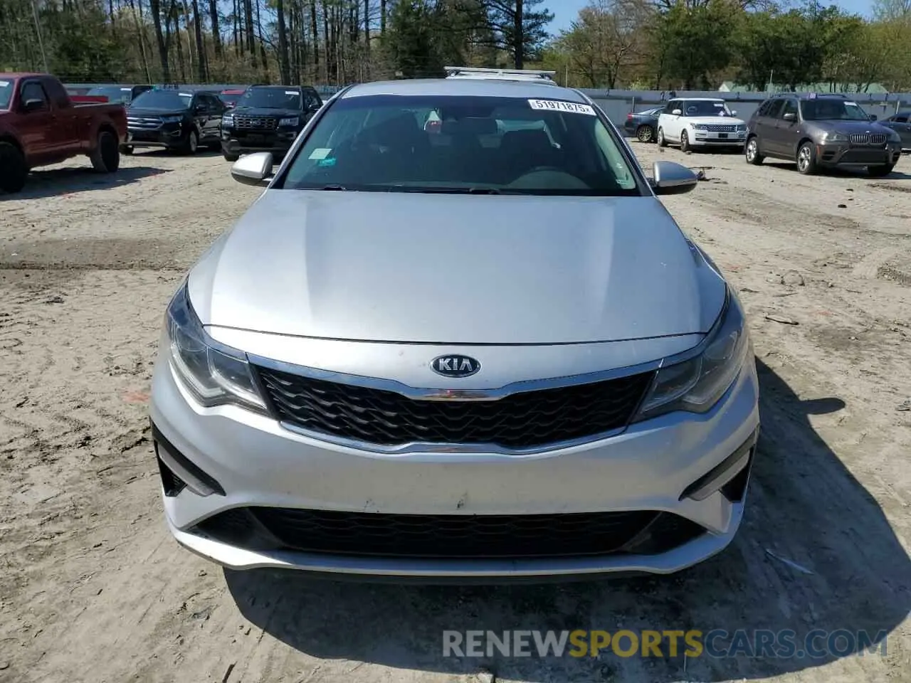 5 fotografías del automóvil dañado 5XXGT4L36LG381441 KIA OPTIMA 2020