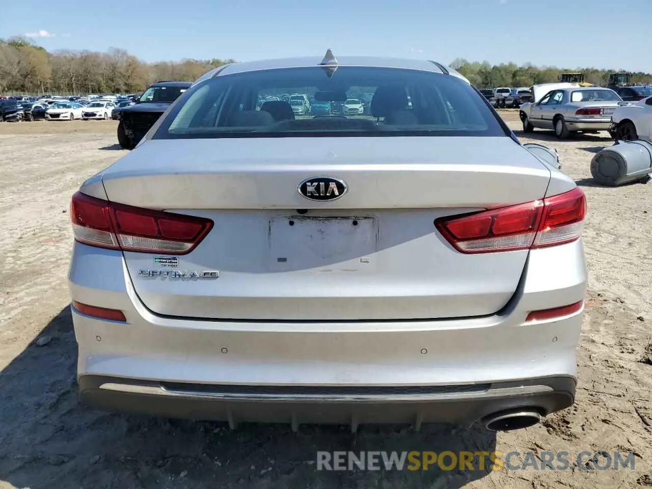 6 fotografías del automóvil dañado 5XXGT4L36LG381441 KIA OPTIMA 2020