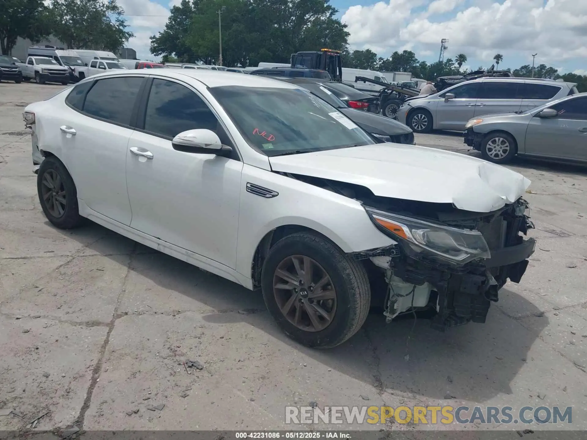 1 fotografías del automóvil dañado 5XXGT4L36LG394433 KIA OPTIMA 2020