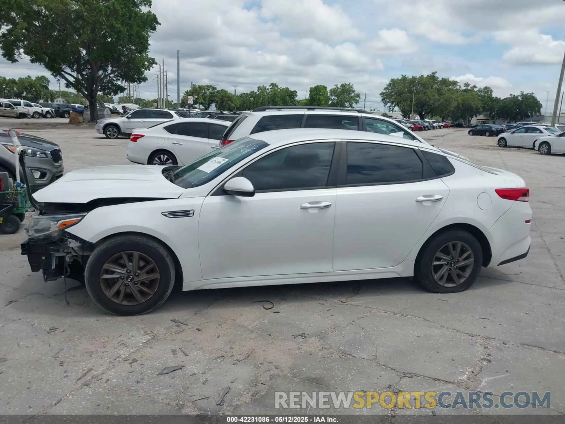 14 fotografías del automóvil dañado 5XXGT4L36LG394433 KIA OPTIMA 2020