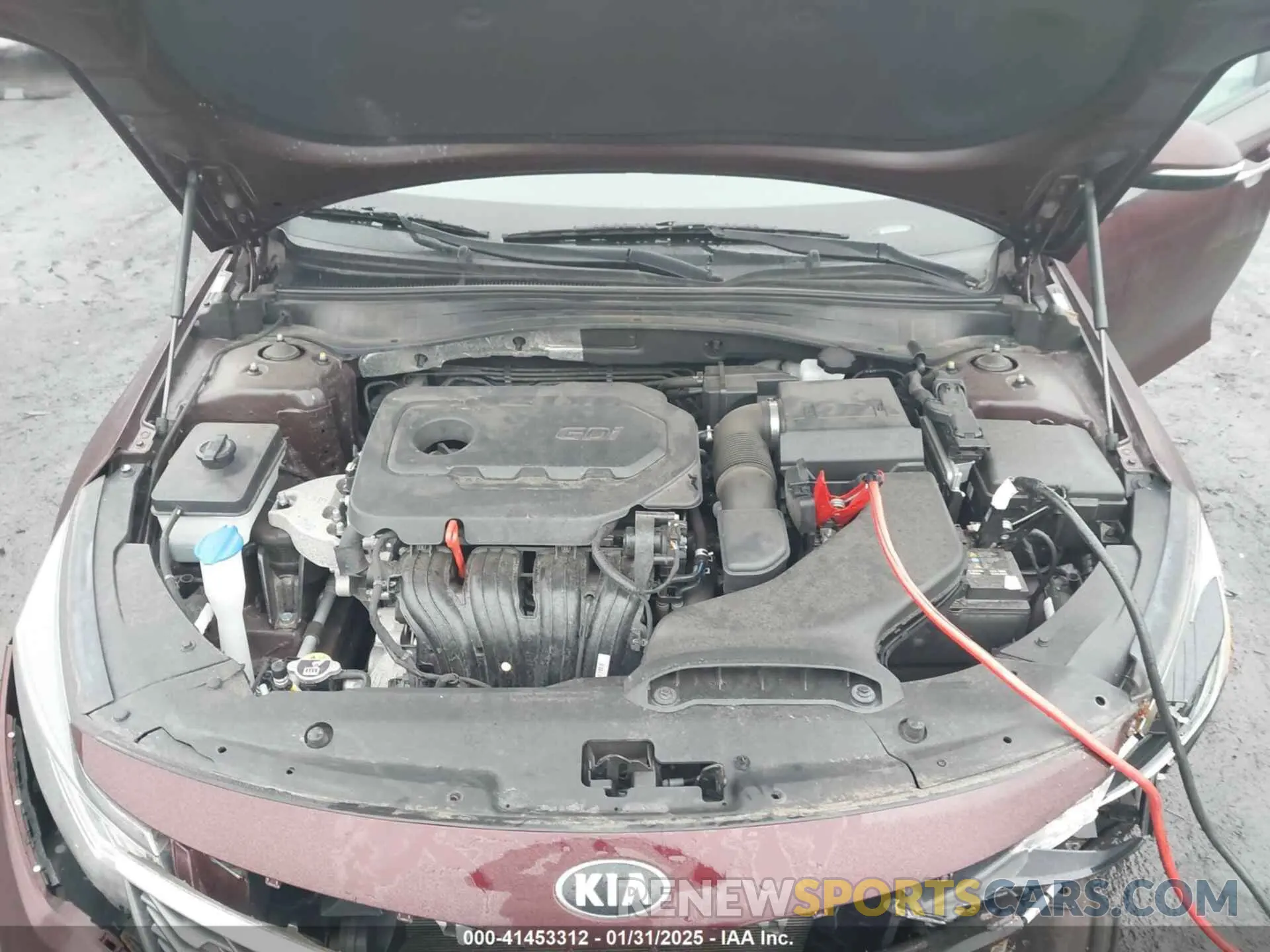 10 fotografías del automóvil dañado 5XXGT4L36LG397896 KIA OPTIMA 2020