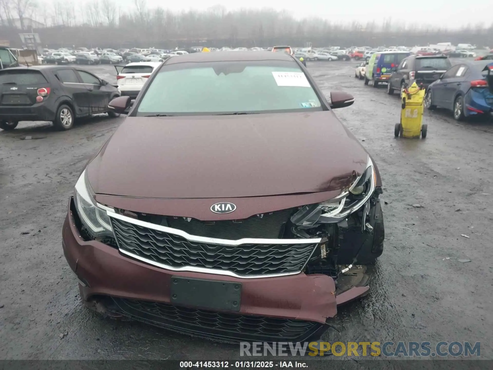 11 fotografías del automóvil dañado 5XXGT4L36LG397896 KIA OPTIMA 2020