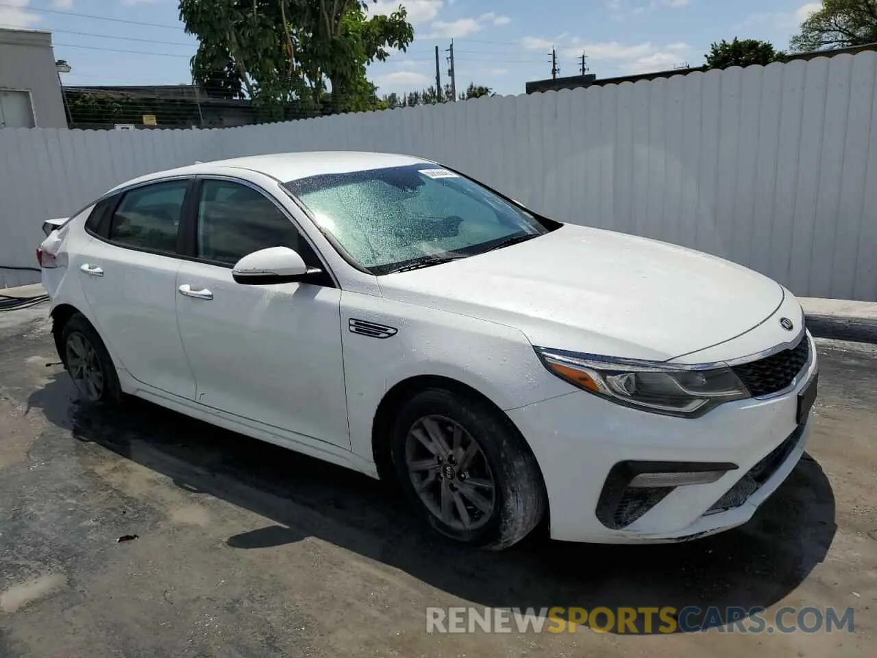4 fotografías del automóvil dañado 5XXGT4L36LG400974 KIA OPTIMA 2020