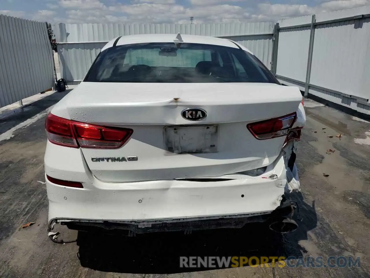 6 fotografías del automóvil dañado 5XXGT4L36LG400974 KIA OPTIMA 2020