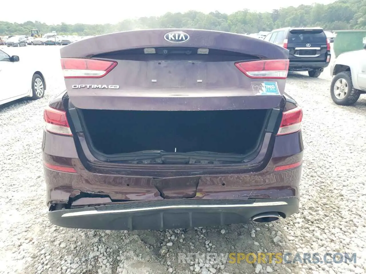 6 fotografías del automóvil dañado 5XXGT4L36LG409674 KIA OPTIMA 2020