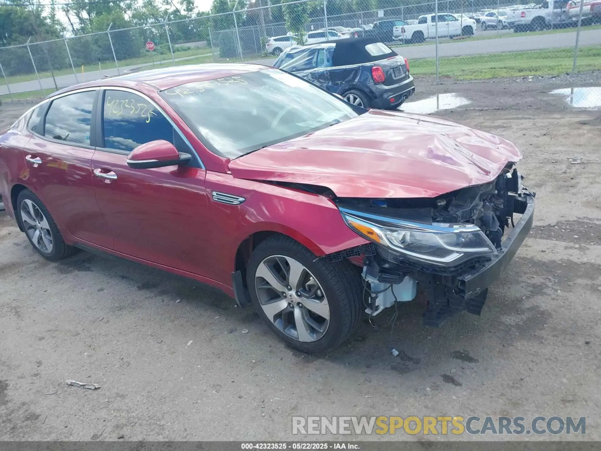 1 fotografías del automóvil dañado 5XXGT4L36LG417242 KIA OPTIMA 2020
