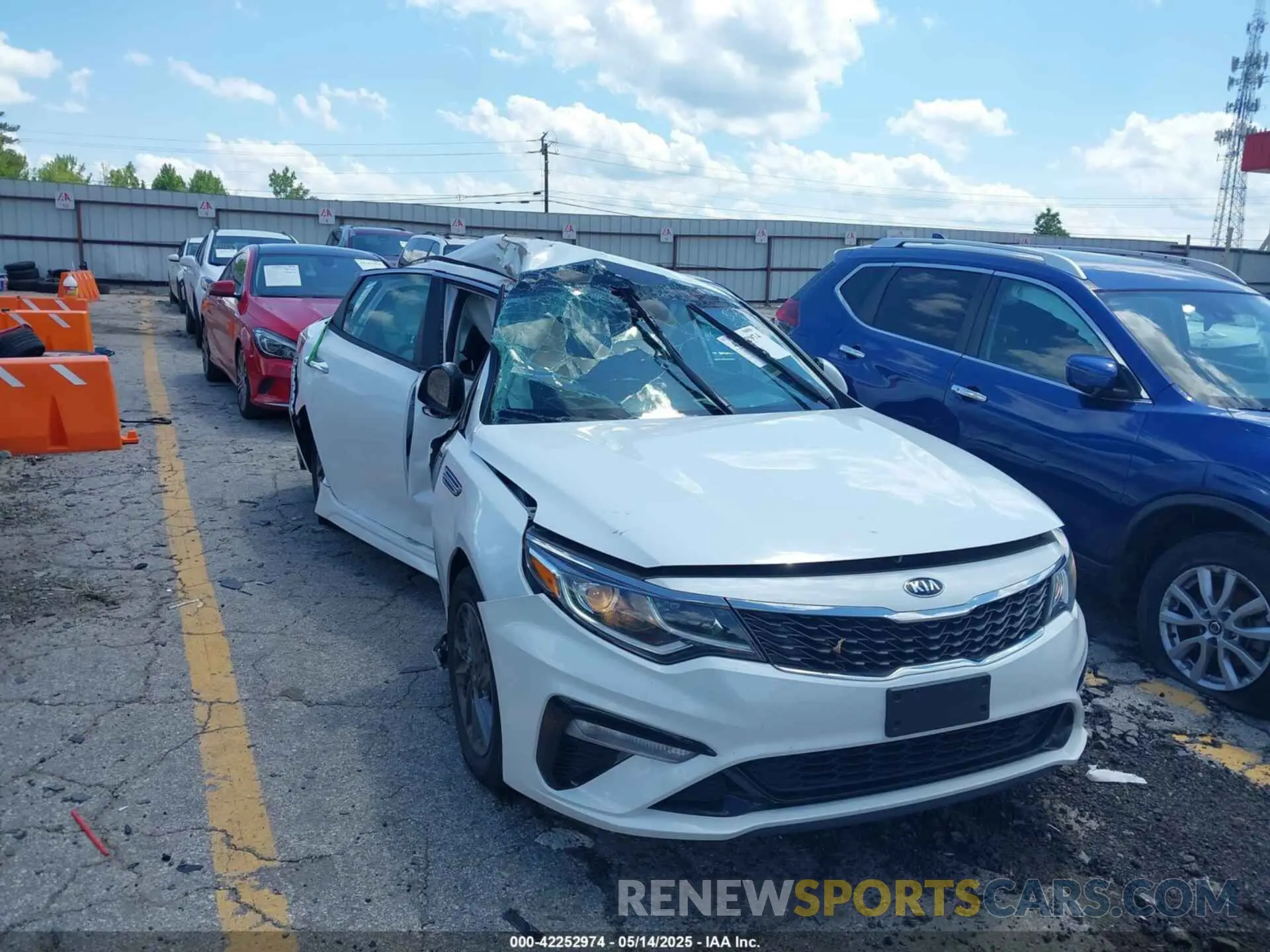 1 fotografías del automóvil dañado 5XXGT4L36LG423803 KIA OPTIMA 2020