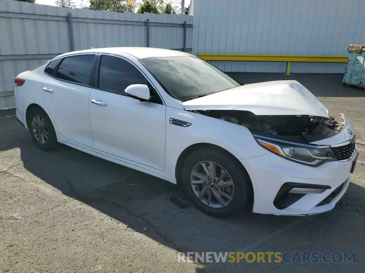 4 fotografías del automóvil dañado 5XXGT4L36LG433280 KIA OPTIMA 2020